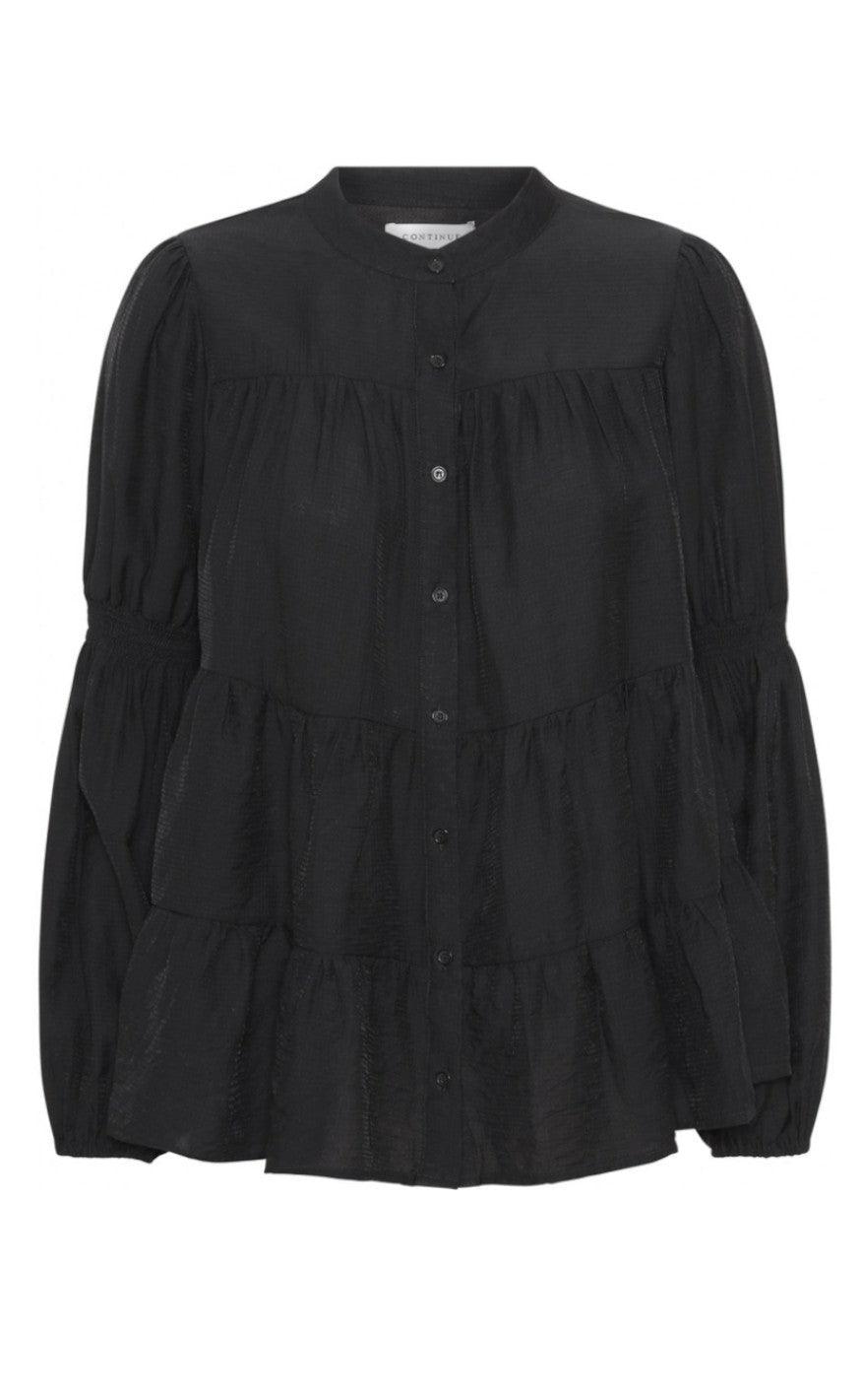 Continue Bluse Sanna Solid Black