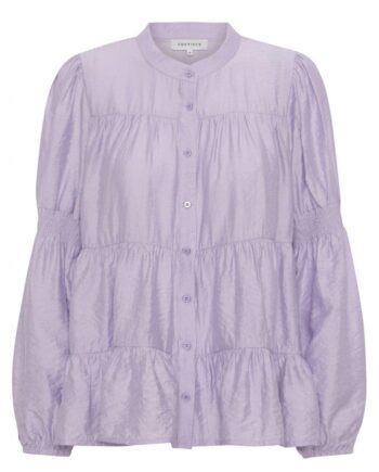 Continue Bluse Sanna Solid Light Purple