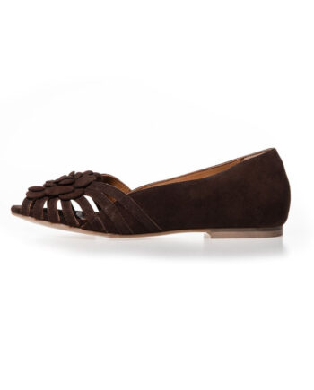 Copehagen Shoes Ballerinaer La Femme    Dark Brown