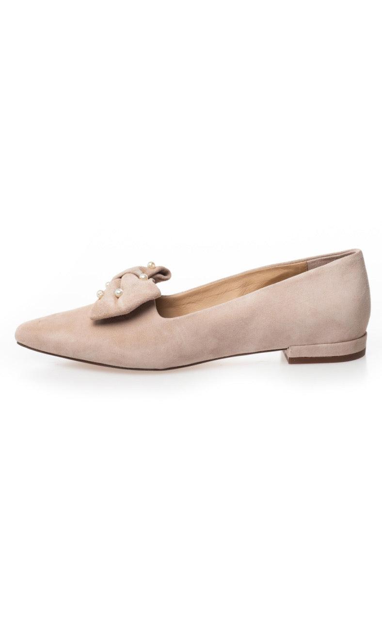 Copenhagen Shoes Ballerina By Josefine Valentin Loafers Be Good Pearls Beige