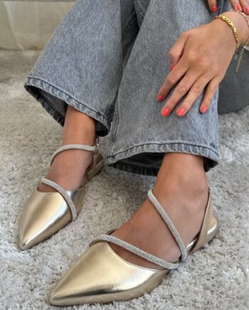 Copenhagen Shoes Ballerina Femini Platino