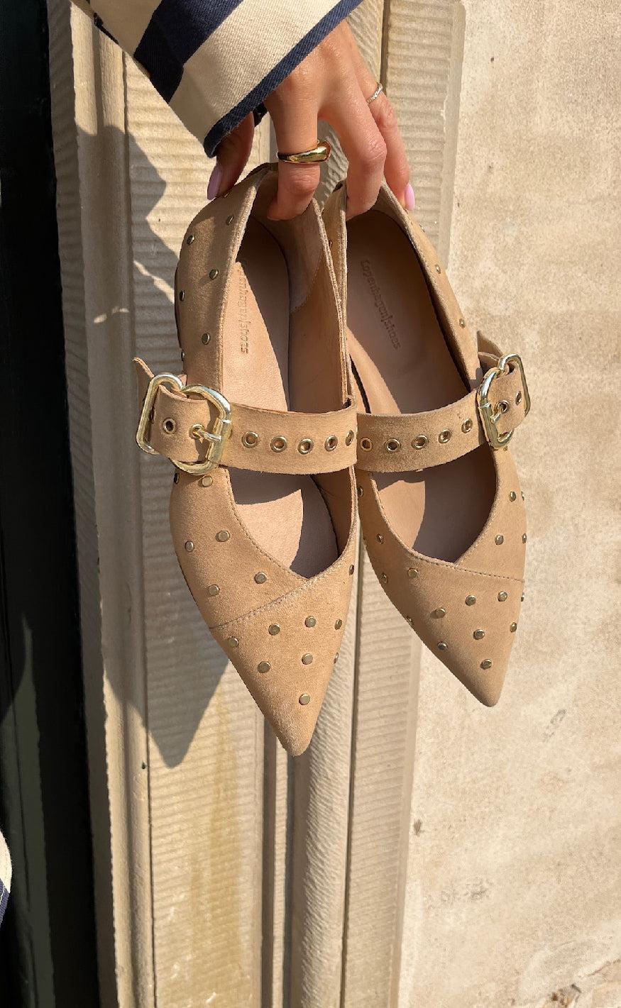 Copenhagen Shoes Ballerinaer Be Sure Beige