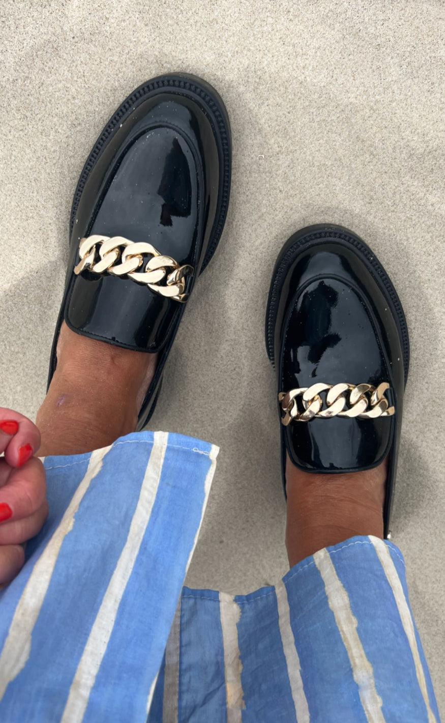 Copenhagen Shoes Loafers Aware Black Patent