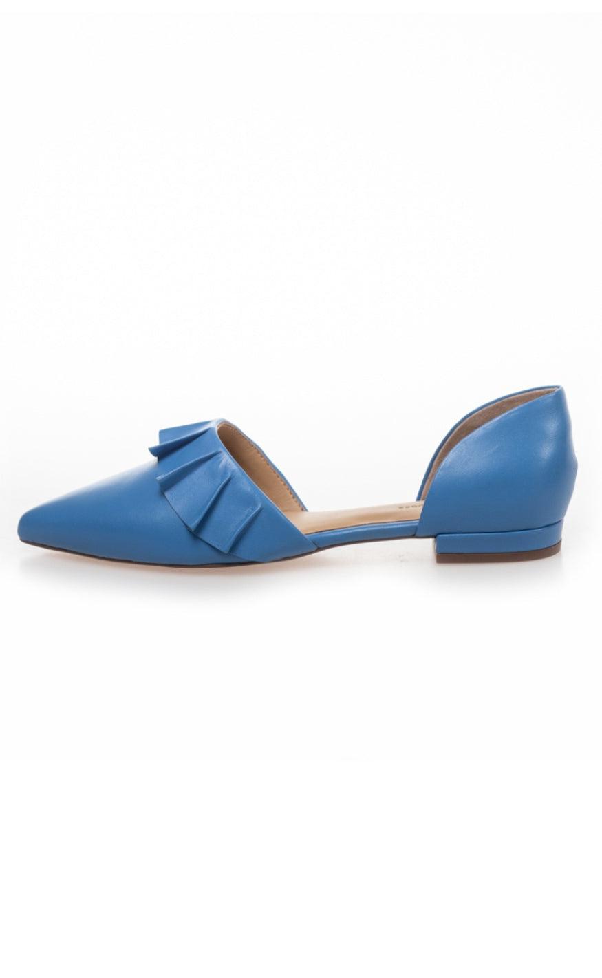 Copenhagen Shoes Loafers Ballerina New Romance Leather Electric Blue