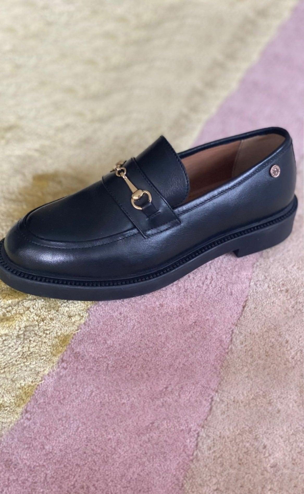 Copenhagen Shoes Loafers Embrace Plain Black