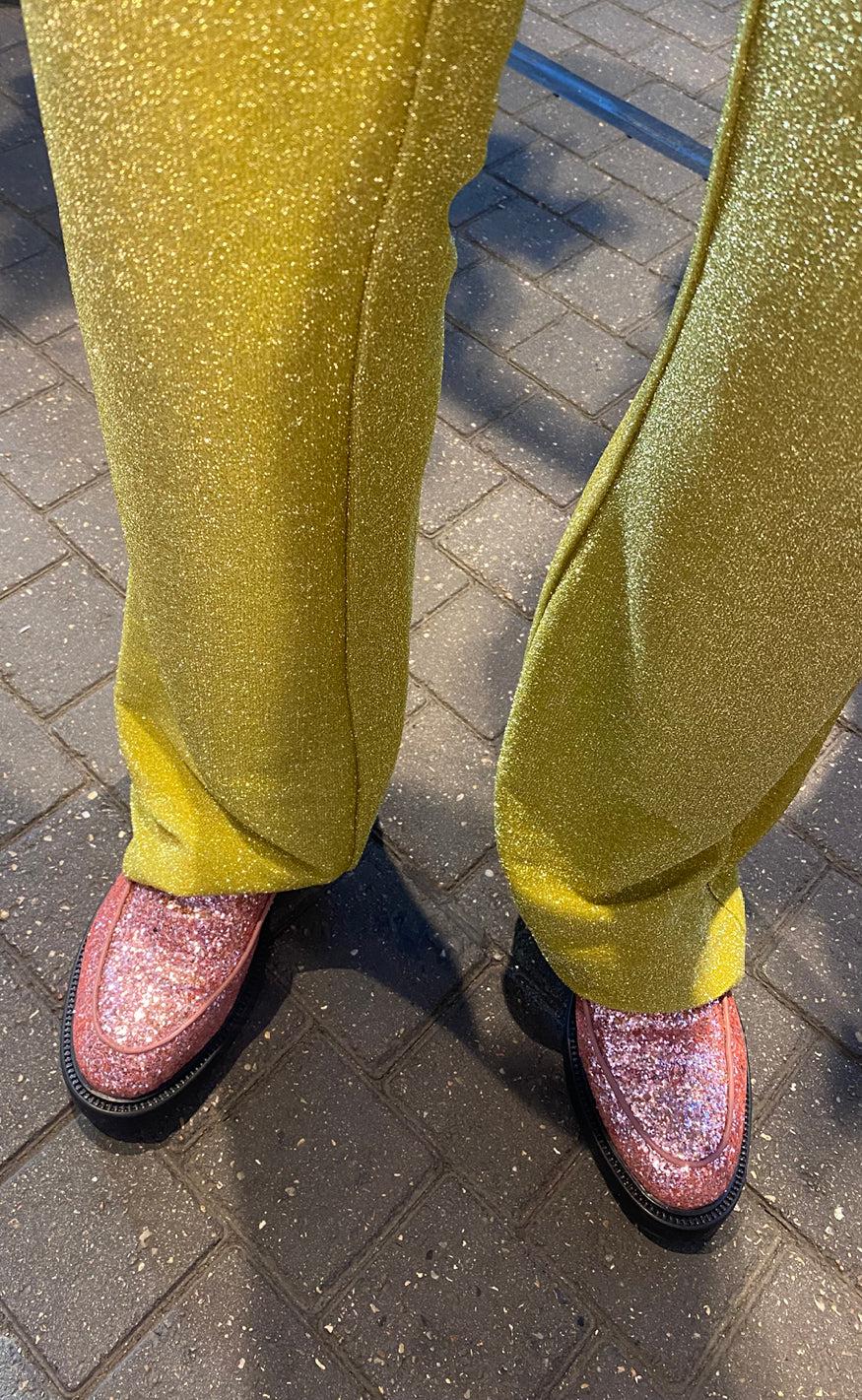 Copenhagen Shoes Loafers Loafer Rosa Glitter