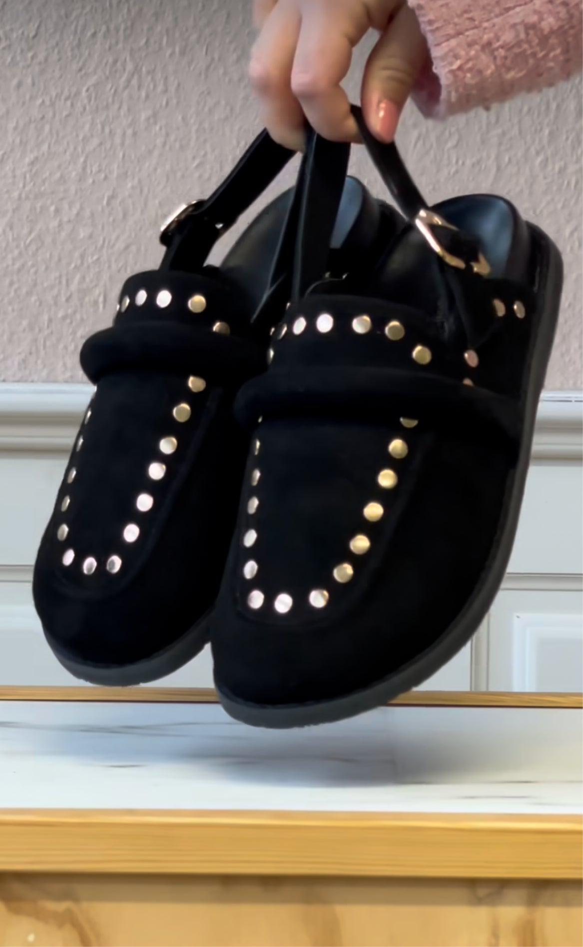 Copenhagen Shoes Loafers Milla Black Suede