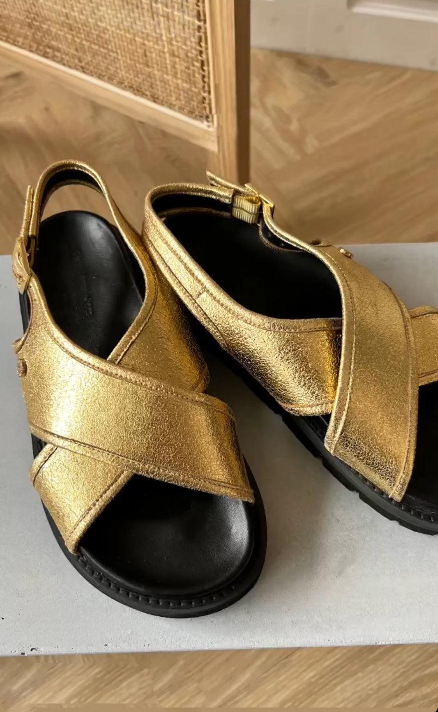 Copenhagen Shoes Sandaler Goldie Gold
