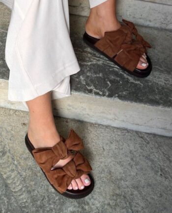 Copenhagen Shoes Sandaler Summer Dream Suede Cognac
