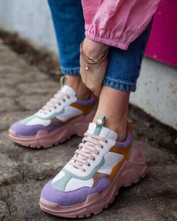 Copenhagen Shoes Sneaker Candy Multi Lavenda Multi