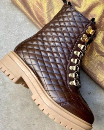 Copenhagen Shoes Støvle Watch Quilted Brown