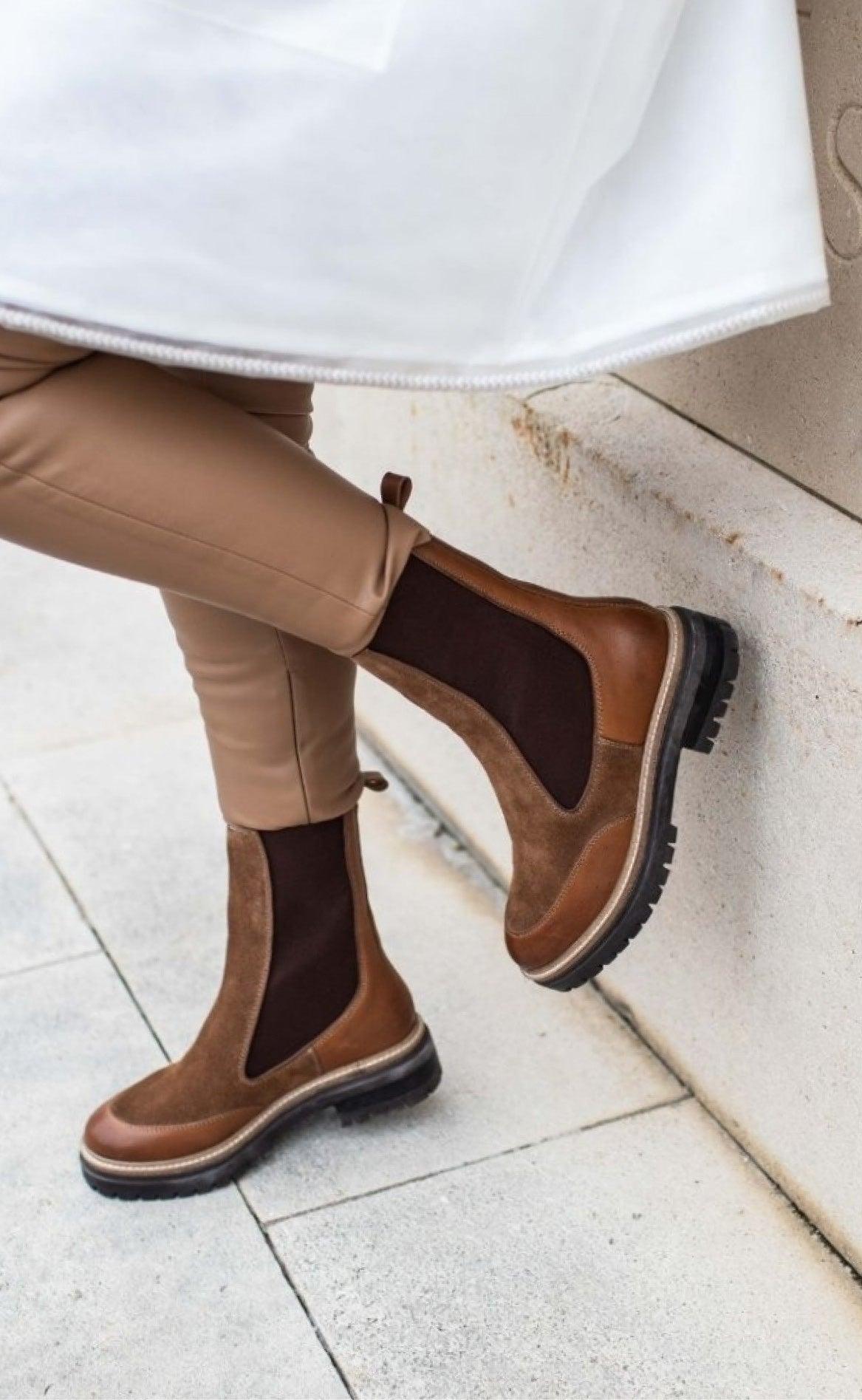 Copenhagen Shoes Støvler New Fall Cognac