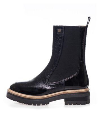 Copenhagen Shoes Støvler New Fall 23 Croco Black Patent