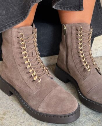 Copenhagen Shoes Støvler New Rock Suede Smoke