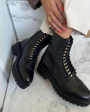 Copenhagen Shoes Støvler Rock Studs Black Gold