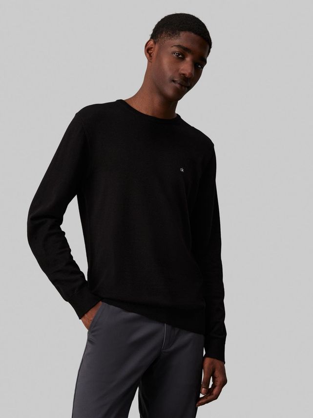 Cotton Silk Blend Cn Sweater