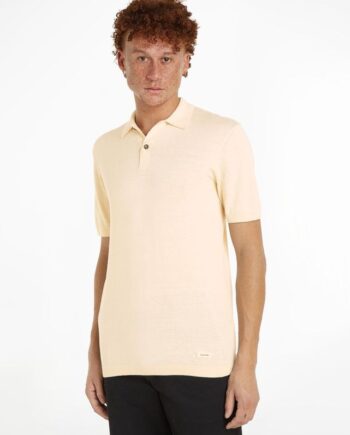 Cotton Silk Polo Shirt