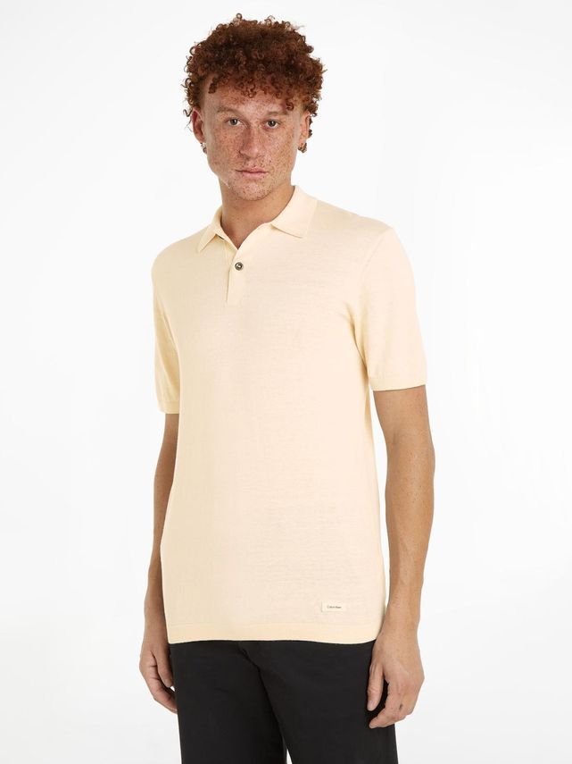 Cotton Silk Polo Shirt