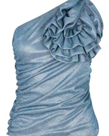 Cras Top Sat Blue Silver