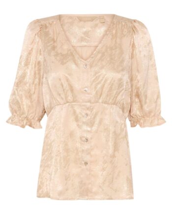 Culture Bluse Casy Beige Gold Art