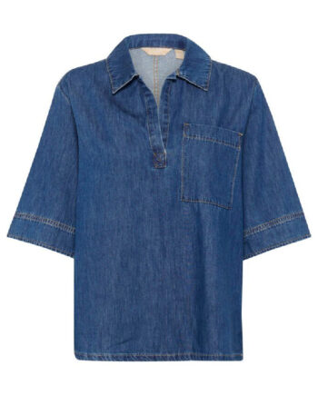 Culture Bluse Pin Arpa Dark Blue Wash