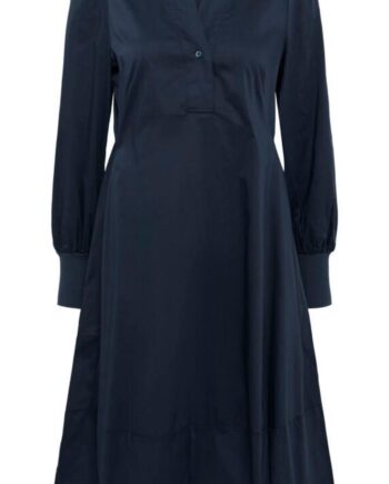 Culture Kjole Antoinett Rib Blue Iris