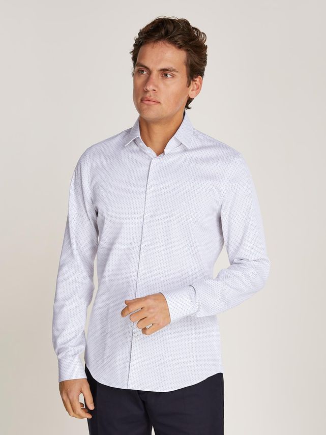 Ed Micro Dot Slim Shirt