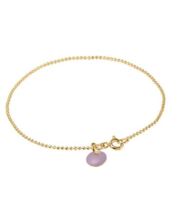 Enamel Copenhagen Armbånd Ball Chain Lavender