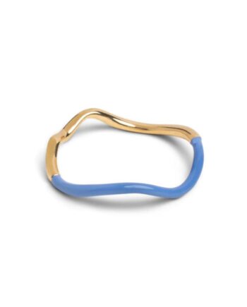 Enamel Copenhagen Ring Sway Cornflower