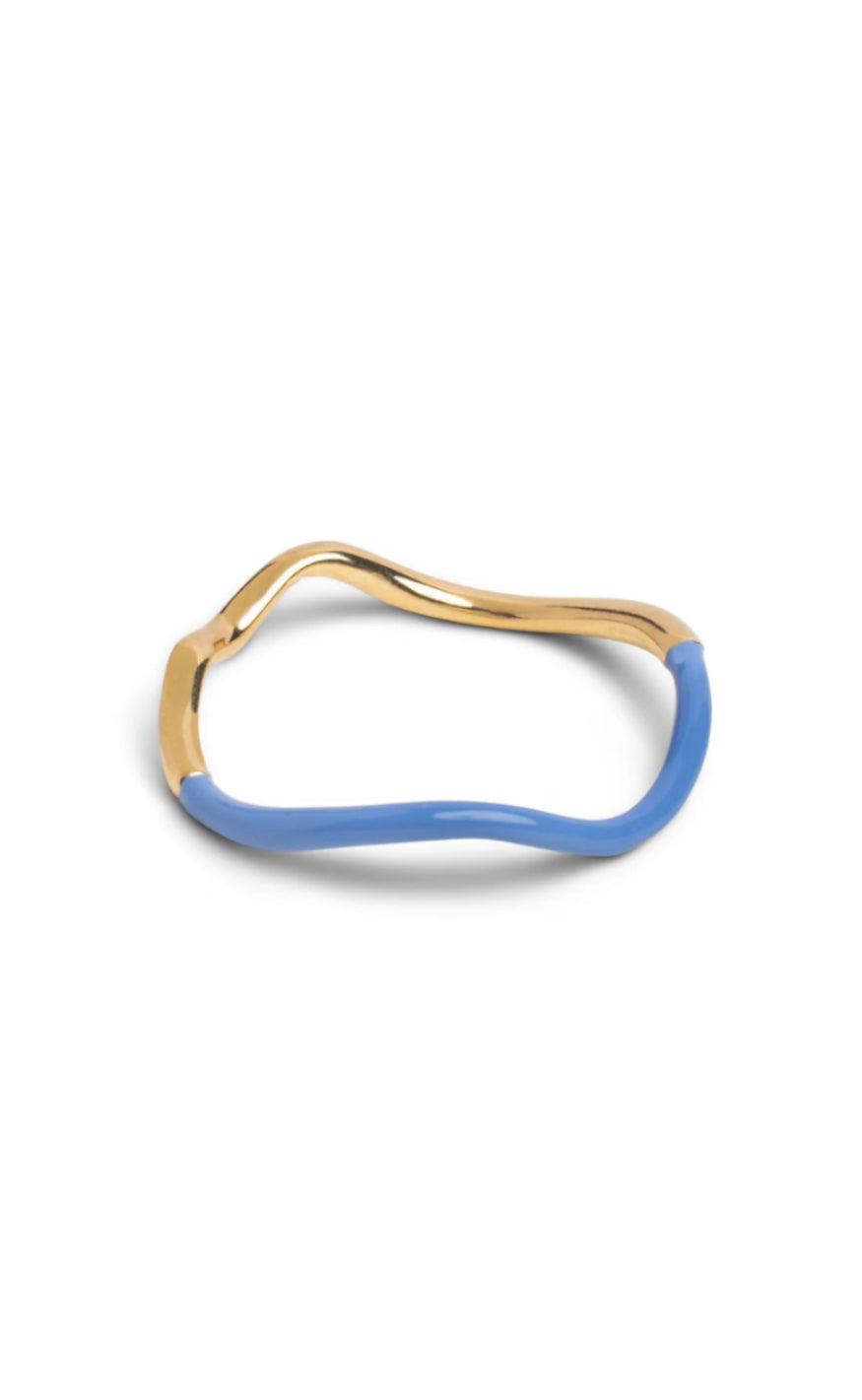 Enamel Copenhagen Ring Sway Cornflower