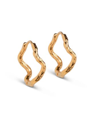 Enamel Copenhagen øreringe Holly Large Gold Colour