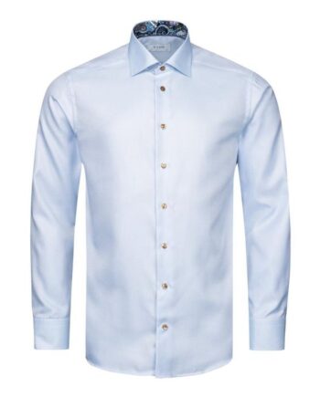 Floral Effect Textured Twill Shirt