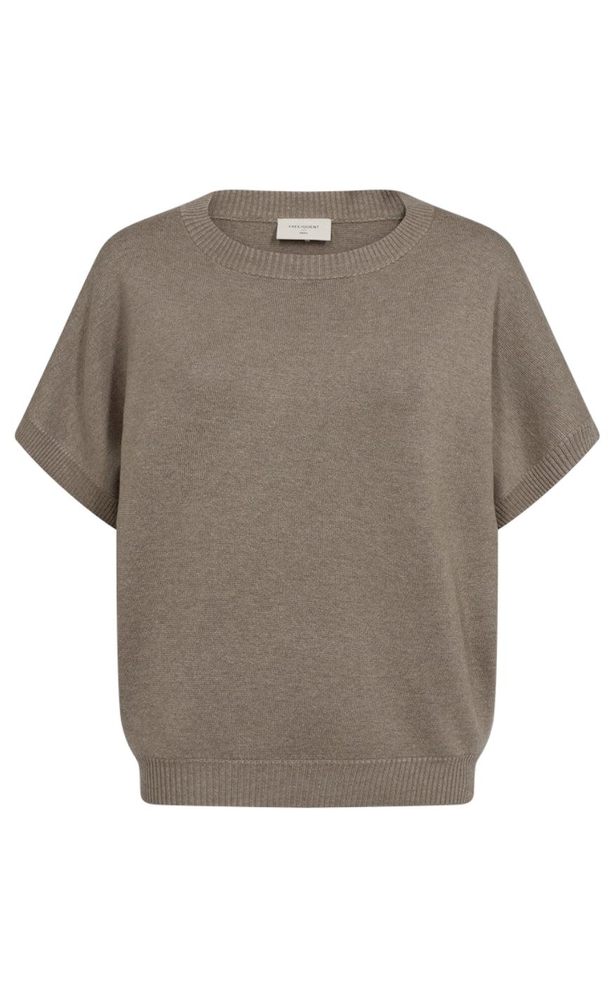 Freequent Bluse Ani Desert Taupe Melange