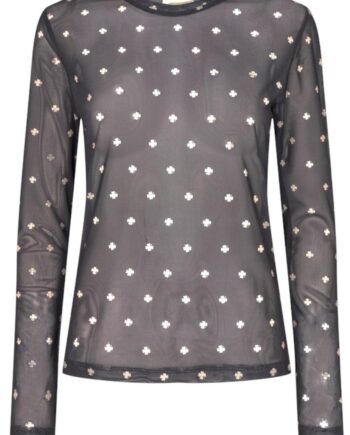 Freequent Bluse Babara Black Clover Mix