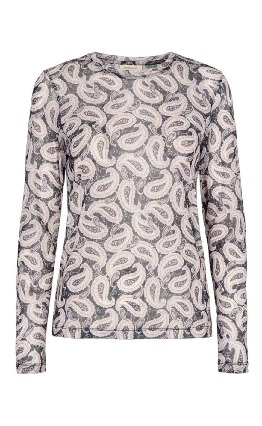 Freequent Bluse Barbine Lavender Mix