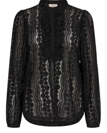 Freequent Bluse Gro Black