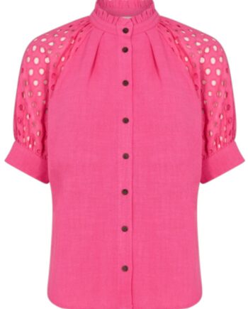 Freequent Bluse Lara Carmine Rose