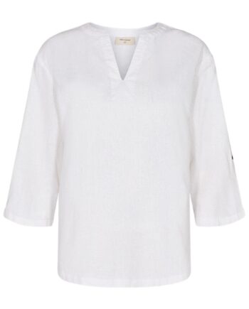 Freequent Bluse Lava Brilliant White
