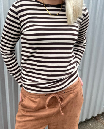 Freequent Bluse Liana Coffee Bean    Moonbeam