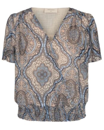 Freequent Bluse Nady Chambray Blue Mix