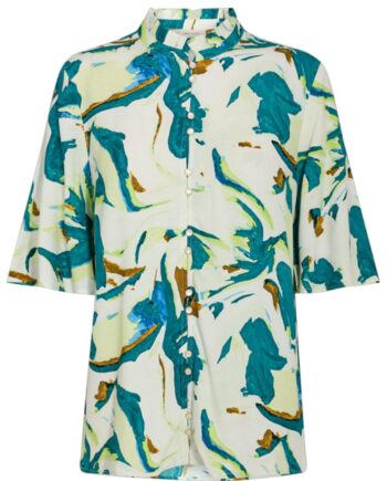 Freequent Bluse Neline  Bay    Pepper Green