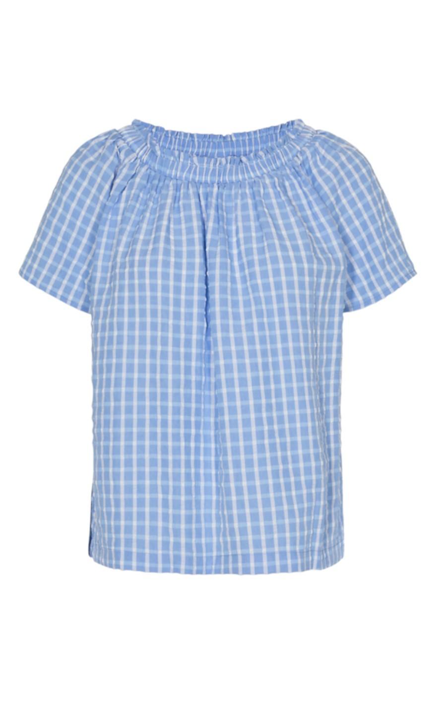 Freequent Bluse Scat Chambray Blue Mix