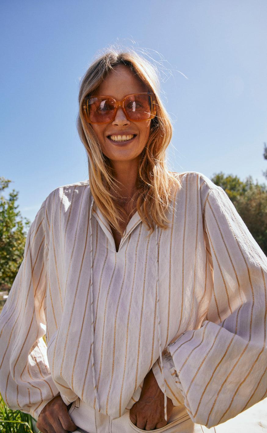 Freequent Bluse Simi Moonbeam Gold