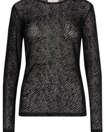 Freequent Bluse Vally Black Zebra
