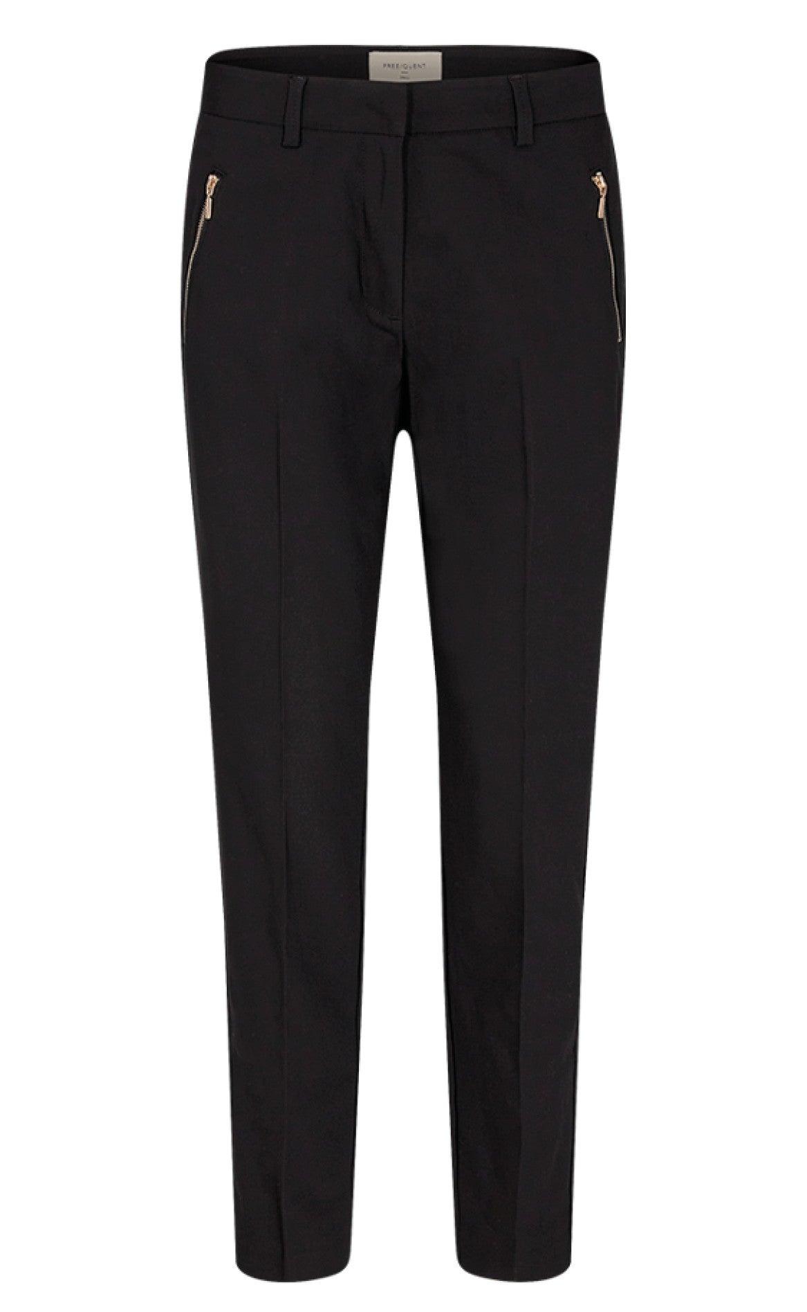 Freequent Bukser Isadora Black Gold