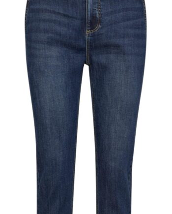 Freequent Bukser Jane Capri Medium Blue Denim