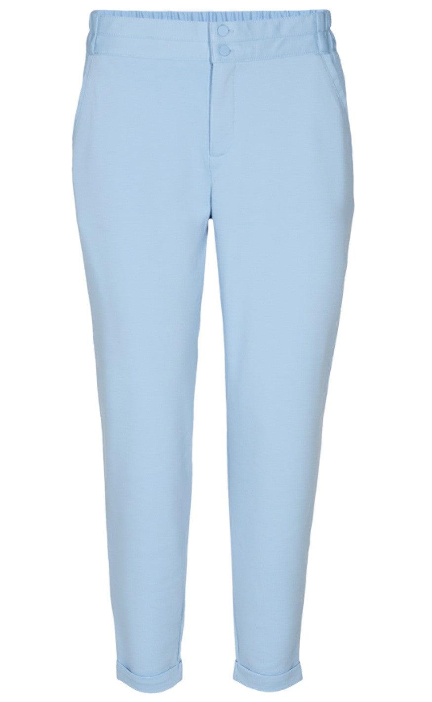 Freequent Bukser Nanni Chambray Blue