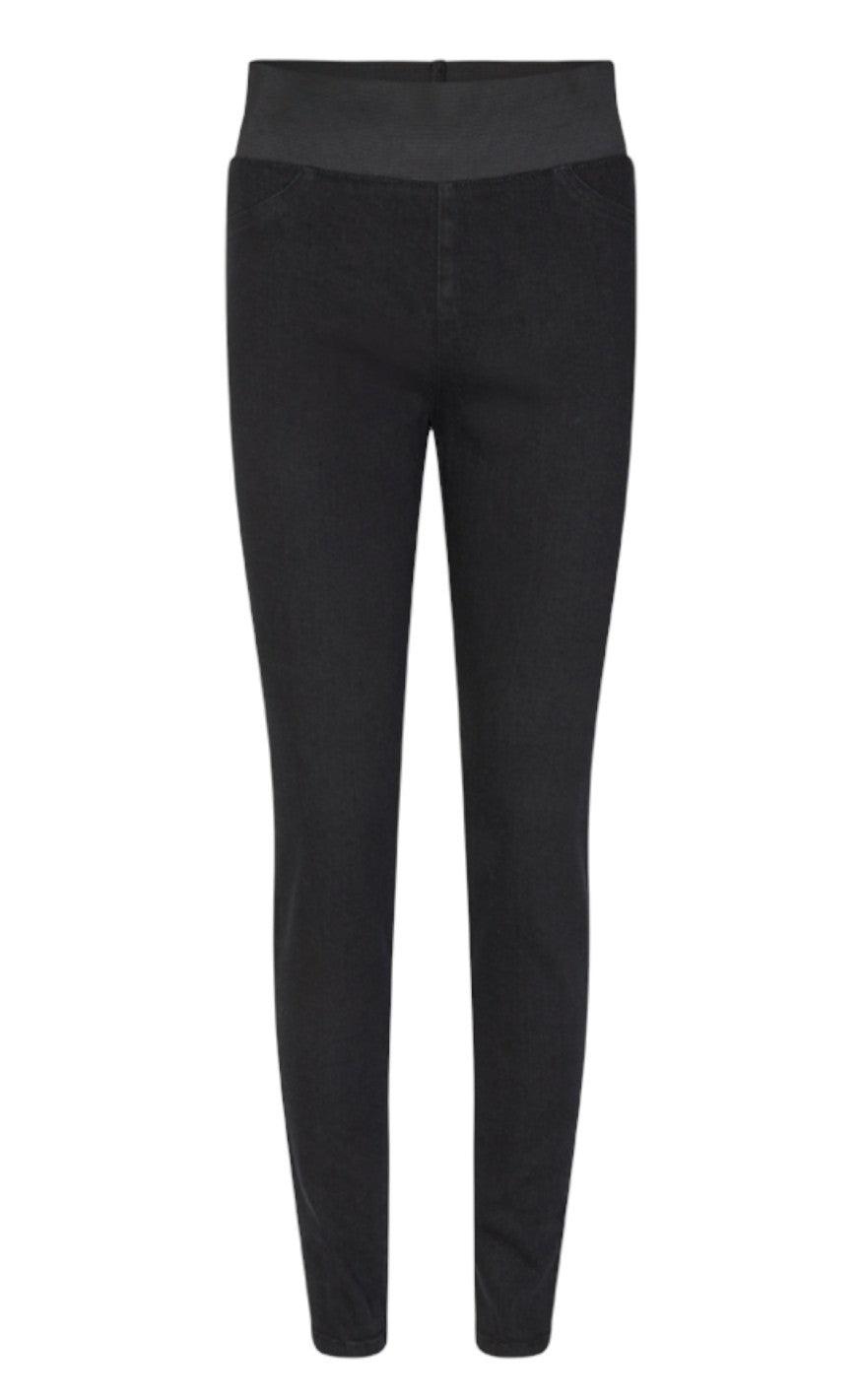 Freequent Bukser Shantal Denim Black