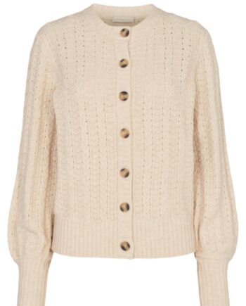 Freequent Cardigan Claura Birch Melange