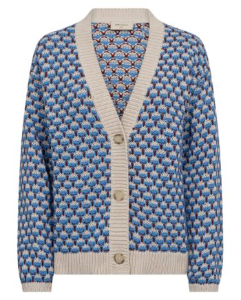Freequent Cardigan Flippy Moonbeam    Azure Blue